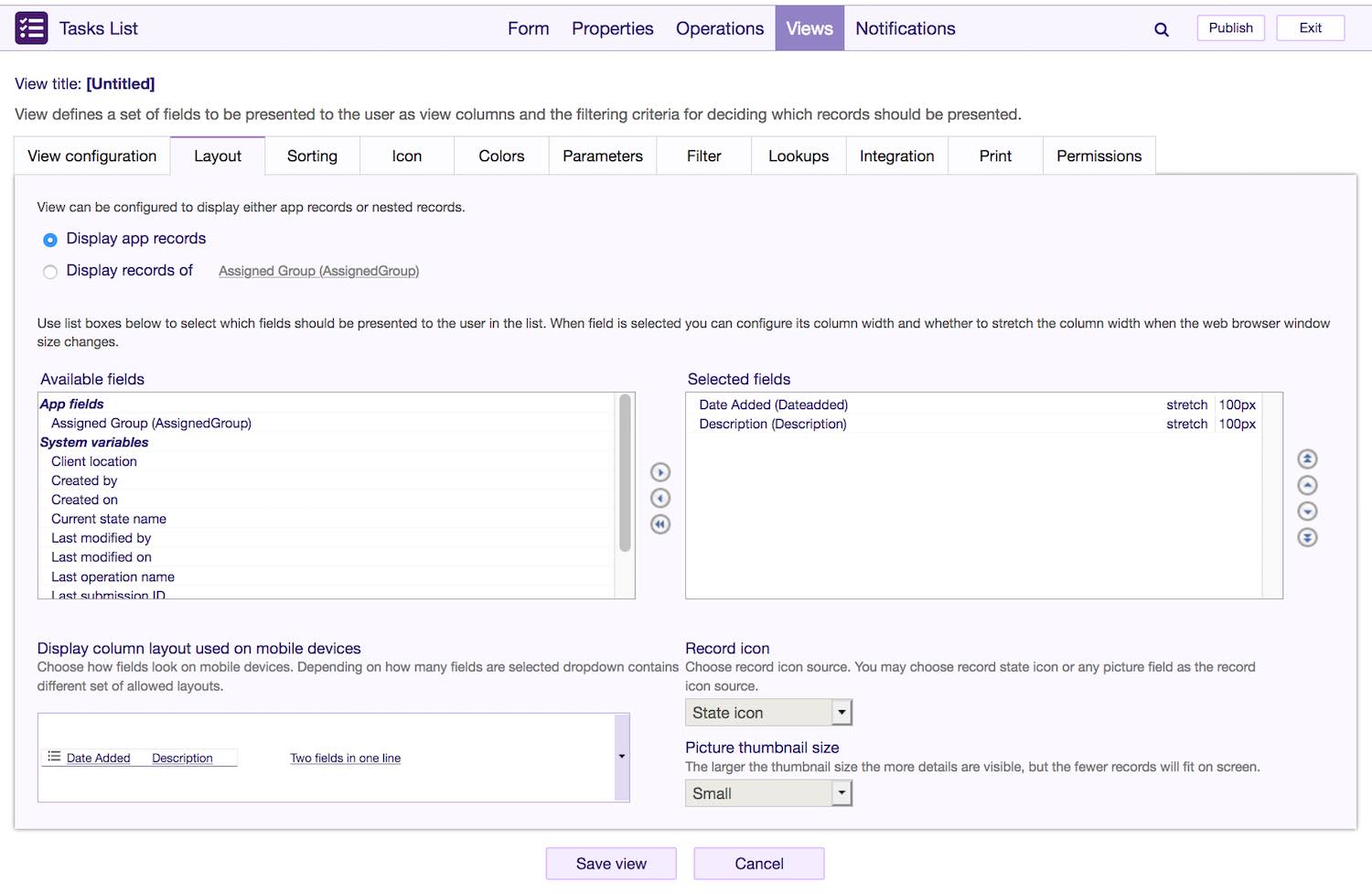 Flowfinity - Assign a job task by user role