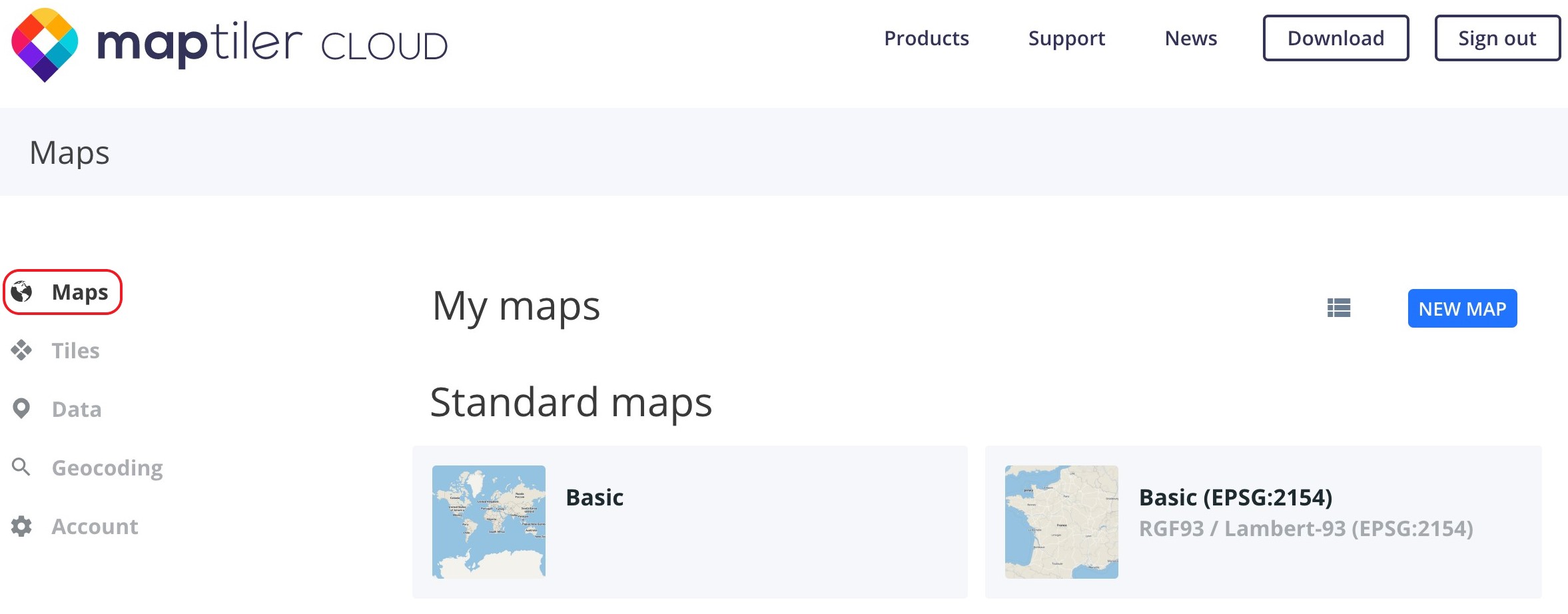 Flowfinity - How to host MapTiler basemaps