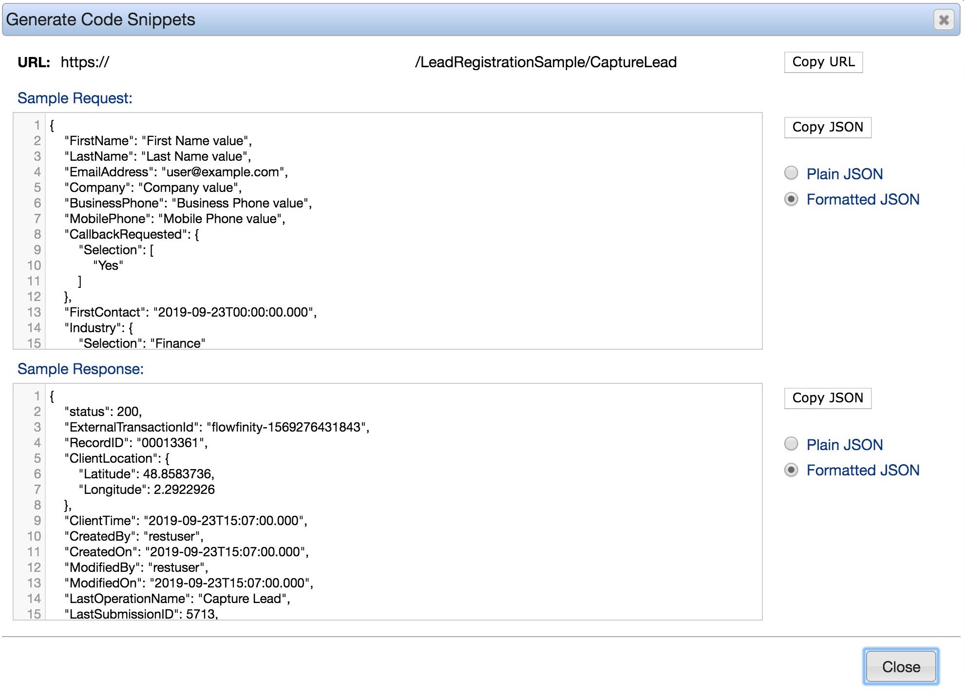 Flowfinity - Using REST to submit records to Flowfinity using Power Automate